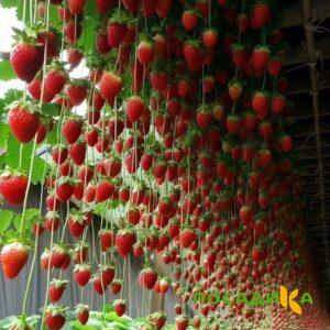 Клубника ампельная Анастасия купить по цене от 370р. в интернет-магазине «Посадика» с доставкой почтой в в Тырныаузе и по всей России – [изображение №1].